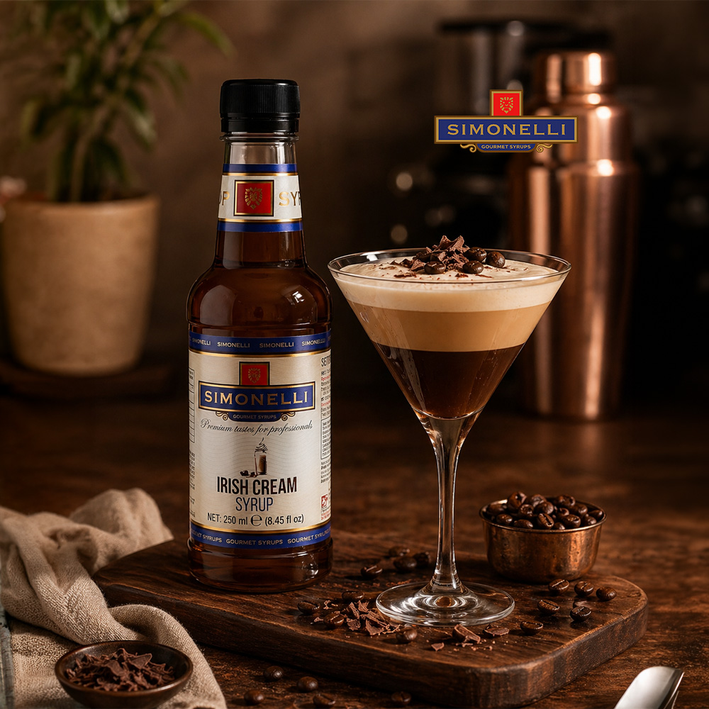 Irish Cream Aromalı Kahve Ve Kokteyl Şurubu (250ml) - Görsel 2