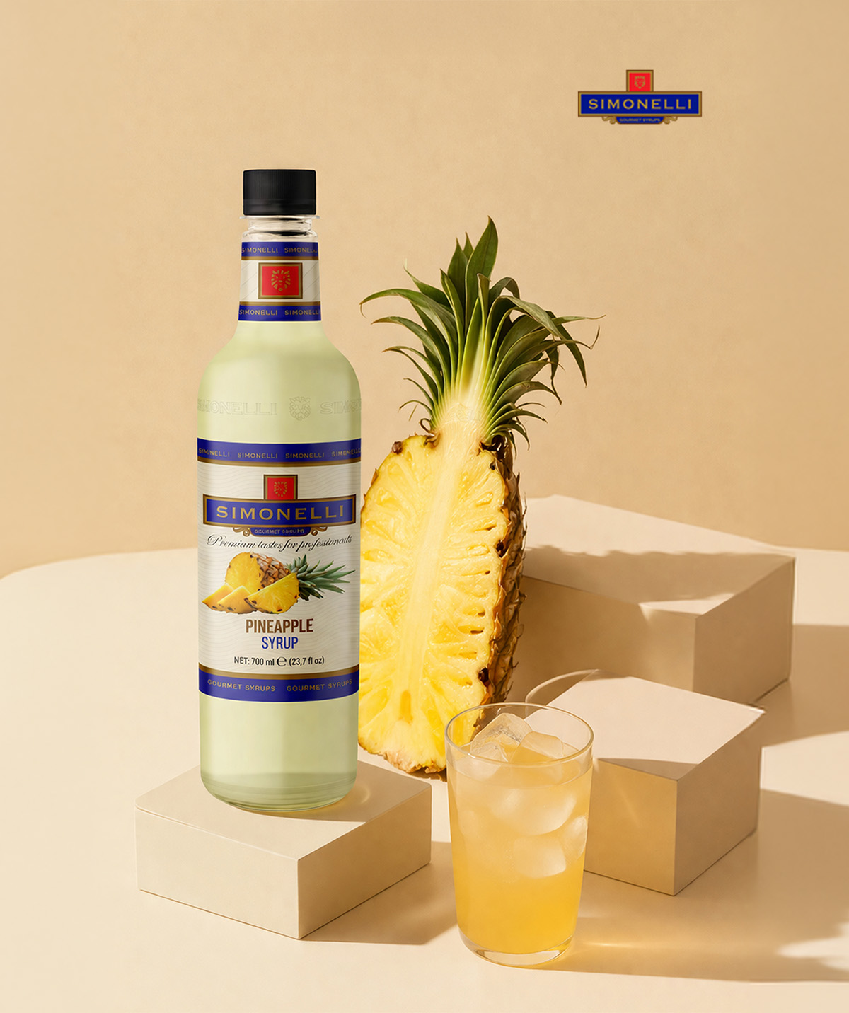 Ananas Aromalı Kahve Ve Kokteyl Şurubu - Görsel 2