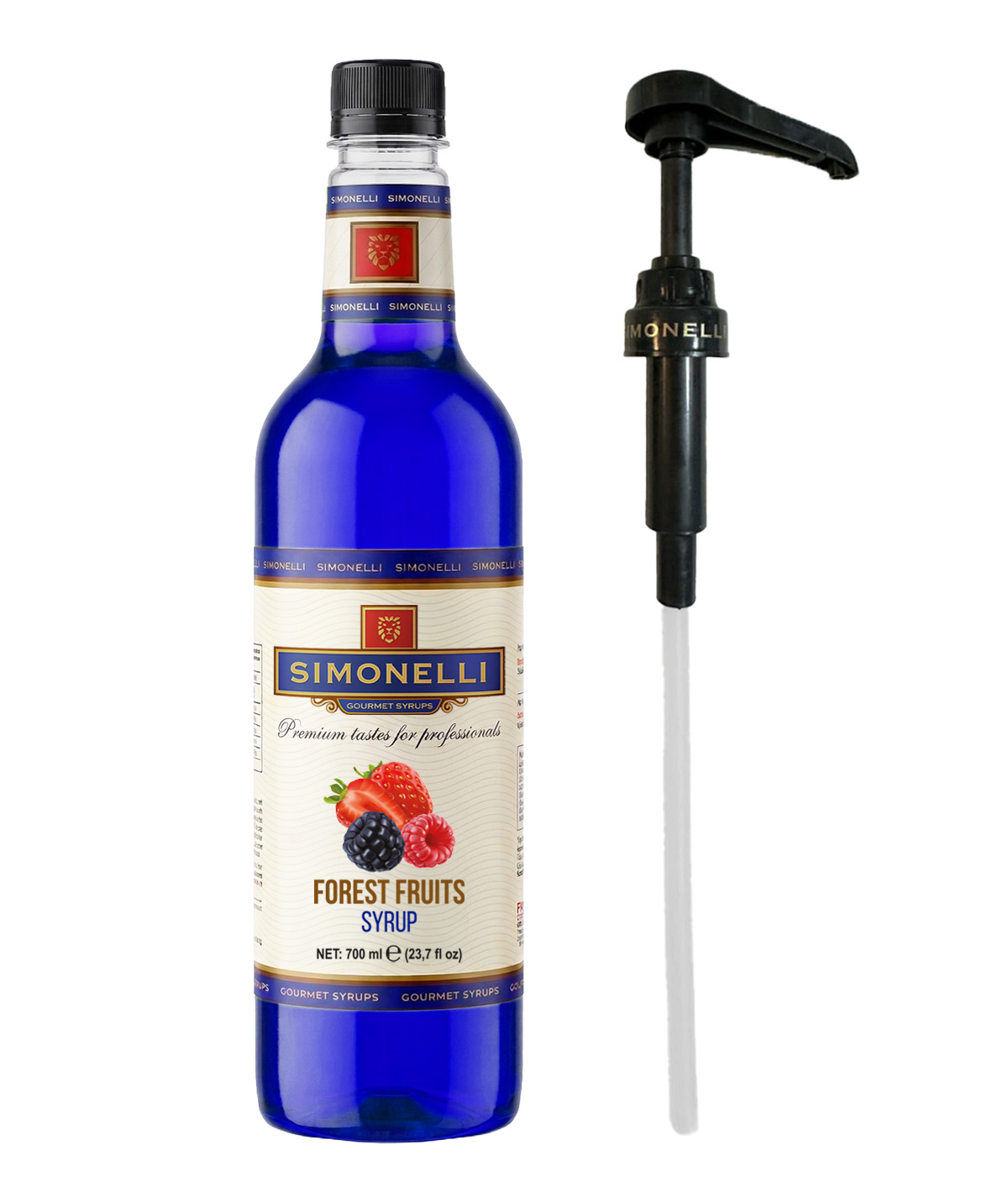 Orman Meyvesi Aromalı Kahve Ve Kokteyl Şurubu (700ml) - Görsel 3