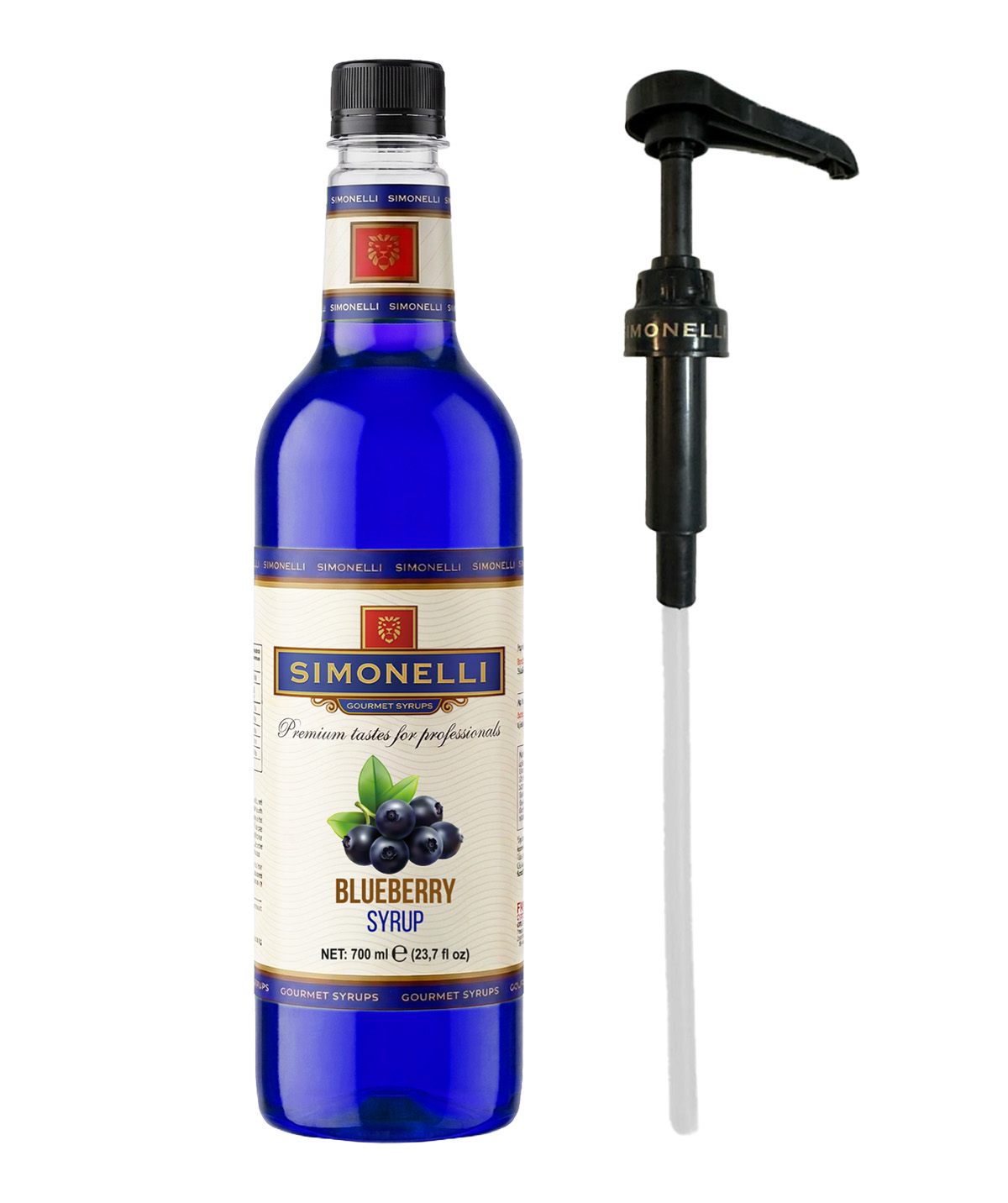 Yaban Mersini Aromalı Kahve Ve Kokteyl Şurubu (700ml) - Görsel 3