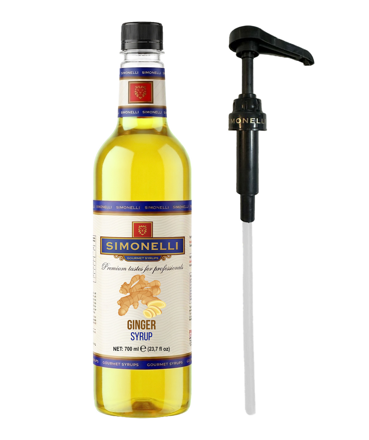 Zencefil Aromalı Kahve Ve Kokteyl Şurubu (700ml) - Görsel 3