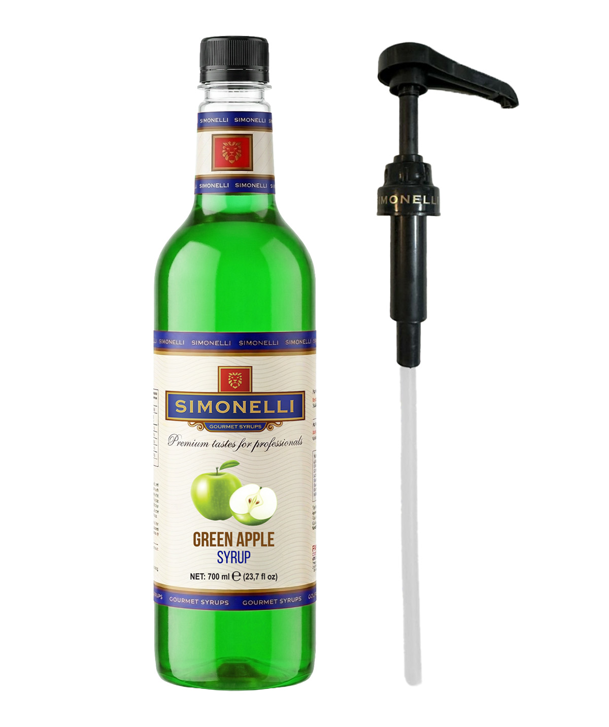 Yeşil Elma Aromalı Kahve Ve Kokteyl Şurubu (700ml) - Görsel 3