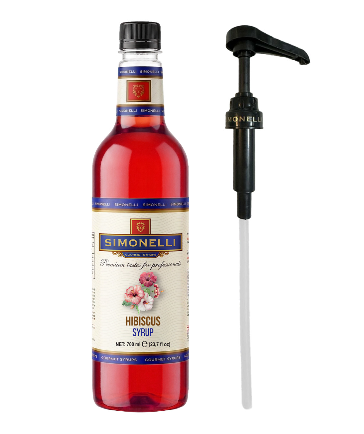 Hibiscus Aromalı Kahve Ve Kokteyl Şurubu (700ml) - Görsel 3