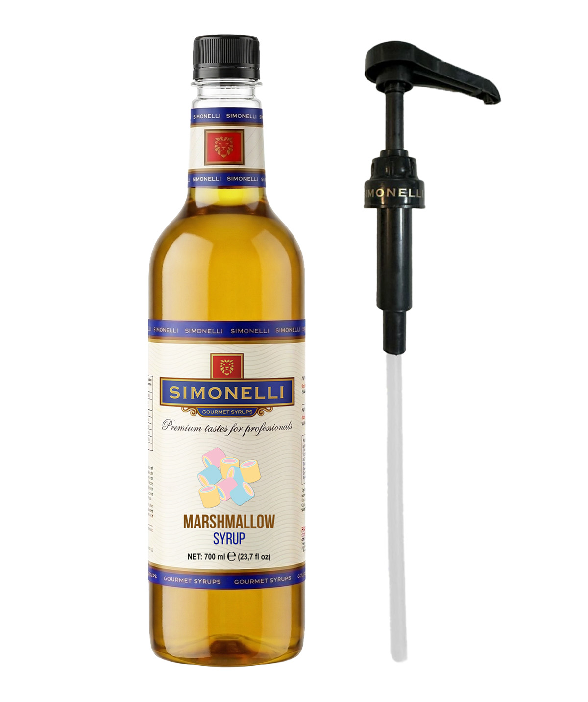 Marshmallow Aromalı Kahve Ve Kokteyl Şurubu (700ml) - Görsel 3