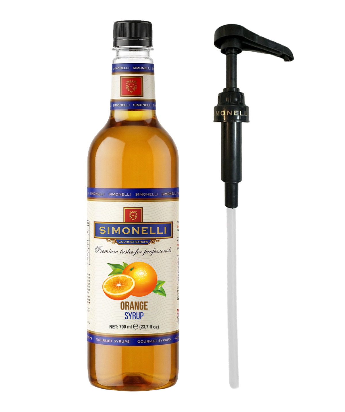 Portakal Aromalı Kahve Ve Kokteyl Şurubu (700ml) - Görsel 3