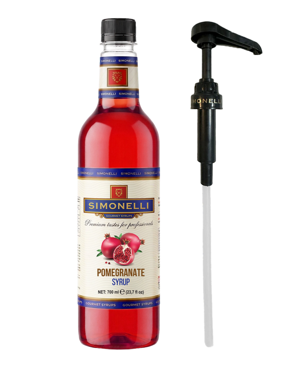 Nar Aromalı Kahve Ve Kokteyl Şurubu (700ml) - Görsel 3